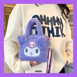 ❗️NEW❗️Plush Kuromi Handbag